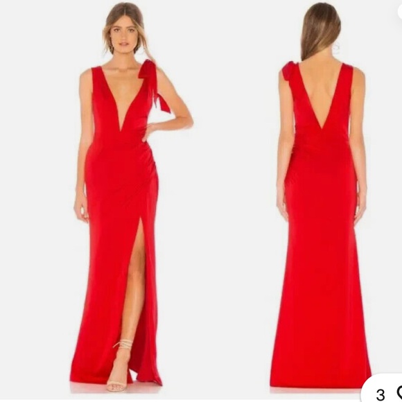Lovers + Friends Revolve Patrick red formal cocktail maxi dress women size XS - Picture 1 of 11